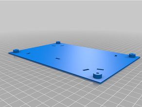 backplate mounting caps otvinta clock math art 3d print model - Mito3D