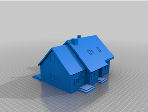 maison bâtiments structures 3d print model - Mito3D