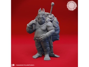 grinkle goblin king - tabletop miniature toys & games creature dnd making monster roleplaying ttrpg 3d print model - Mito3D
