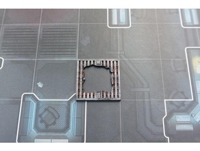 alieni agditc tunnel gettone Giochi gioco tavolo Accessori componenti 3d print model - Mito3D