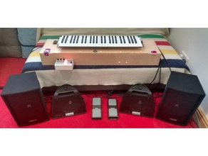 Wellen Himbeere Digital Martenot Emulator Musik DIY Elektronik elektronisch Instrument Musical pi 3 Synthesizer 3d print model - Mito3D