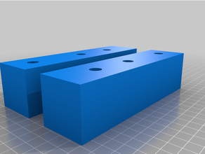 peça fixo quadrados 2 3d impressão 3d print model - Mito3D