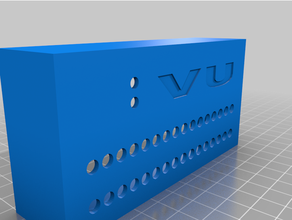 mcu vu meter case electronics 3d print model - Mito3D