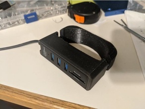 dell monitör USB hub 3d print model - Mito3D