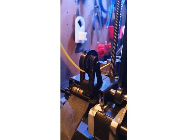 crx Pro izquierda guía rail filamento sensor v2 fijo mejora 3d impresora accesorios crealidad 3D print model - Mito3D