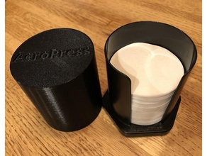 aeropress filter cover kitchen & dining dust 3d print model - Mito3D