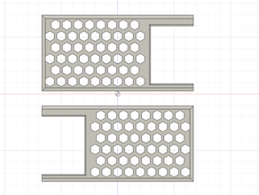 anycubic i3 mega Schermo telaio 3d stampante Accessori messa punto ai3m design Favo 3d print model - Mito3D