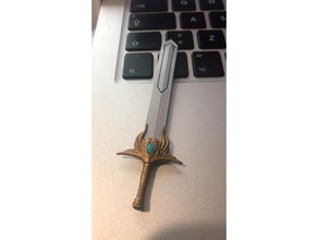 netflix she ra kılıç anahtarlık Adora Onur anahtar Zincir Shera mevsim 5 Kılıçlar güç 3d print model - Mito3D