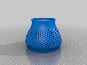 geometric flowerpot outdoor & garden plant planter pot 3d print model - Mito3D