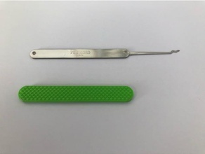 knurled lockpick handles remixed southord metal handle pick tools grip lockpicking locksport locksports 3d print model - Mito3D