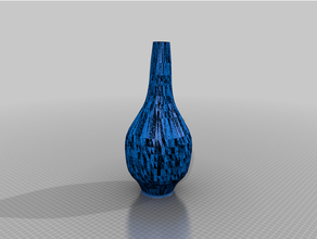 vase 1 3d impression débutant projet fleur libre gravité esquisser original Publique domaine tomdxiii 3d print model - Mito3D
