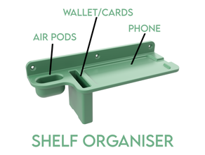 estante organizador contenedores aire vainas cama teléfono cargando sencillo soporte stanf 3d print model - Mito3D