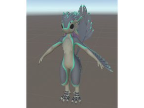 davali 3d Drucken vrchat 3d print model - Mito3D