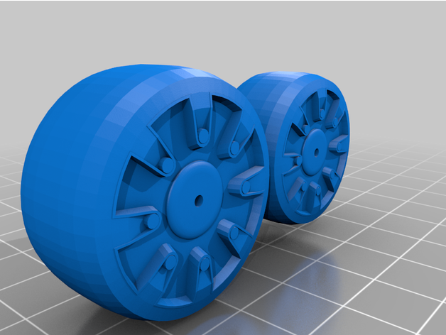 foguete liga rodas veículos aros modelo modelos roda 3D print model - Mito3D