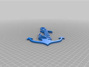 family anchor art 3d print model - Mito3D