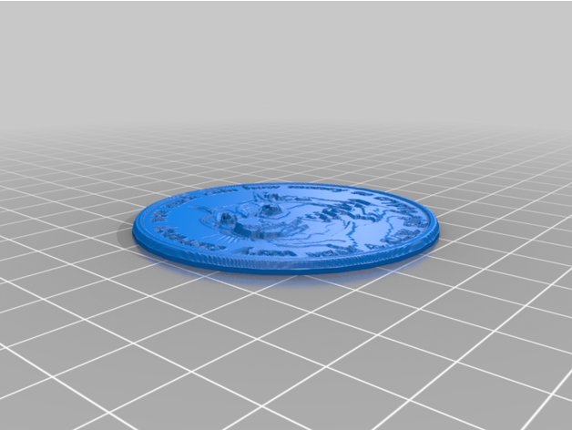 dogecoin artilugio 3D print model - Mito3D