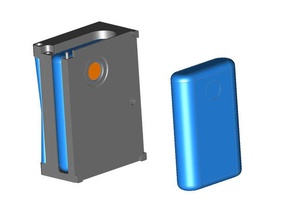 portátil ts 80 soldadura hierro batería caso funda encaja Stanley 014725r organizador remezclar anker núcleo energía ii 10000 electrónica 3d print model - Mito3D