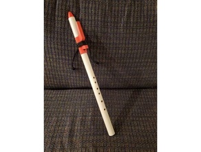 estilo flauta equipo 3 4 cloruro polivinilo tubo música musical instrumento 3d print model - Mito3D