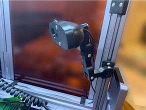 improved logitech c270 webcam mount + snapmaker 20 base options 3d printer accessories manual focus octoprint enclosure 2 accessory mod holder 3d print model - Mito3D
