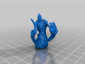 frosthaven ice wraith toy & game accessories gloomhaven miniature 3d print model - Mito3D