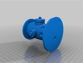 hydrant flower pot outdoor & garden 3d print model - Mito3D