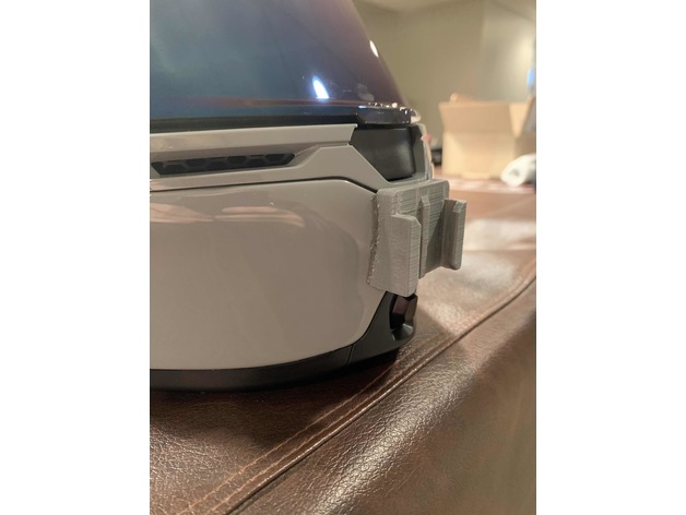 agv k6 Go Pro monter électronique casque 3D print model - Mito3D