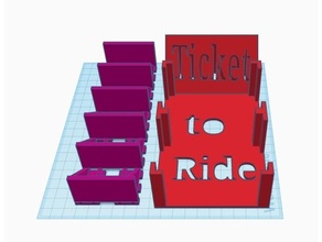 ticket ride card dispenser toy & game accessories 3d print model - Mito3D