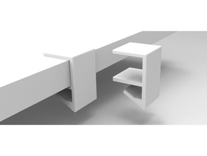 hook ikea linnmon table office furniture 3d print model - Mito3D
