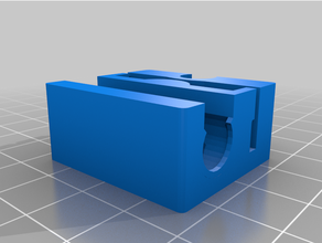 ultimaker clone xy slider block 8mm 3d printer parts belt 3d print model - Mito3D