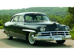 Lincoln cosmopolita sedán 1950 vehiculos 1947 1948 1949 1951 1952 1953 1954 1955 1956 40s 50s 60s americano coche vehiculo cupé diorama vado 3d print model - Mito3D