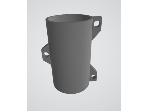 10mm igus bushing sleeve hypercube carbon tube 3d printing mount 3D print model - Mito3D