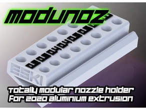 modunoz modular boquilla extrusor soporte 2020 aluminio extrusión 3d impresora accesorios cr 10 crealidad ender 3 geeetech a10 a30 3d print model - Mito3D