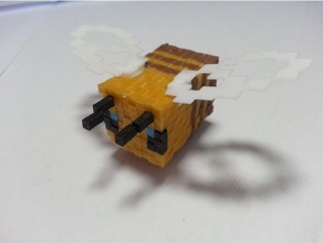 minecraft bee toy & game accessories block figure 3d print model - Mito3D