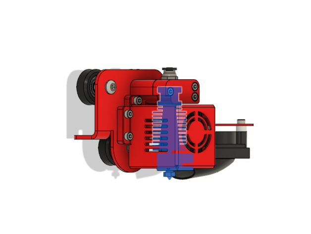 minimalista lk4 alfawise u30 u20 e3d v6 montare 3d stampante parti pro hotend più 3D print model - Mito3D