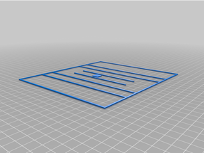 lit niveau ender 3 5 3d impression tests nivellement étalonnage lignes tester 3d print model - Mito3D