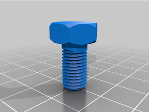 m8 nut bolt machine tools 3d print model - Mito3D