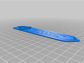 assassin's creed bookmark assassins 3d print model - Mito3D