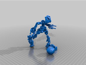bionicle toa pohatu toys & games kanohi mask weapons lego mata nui stone 3d print model - Mito3D