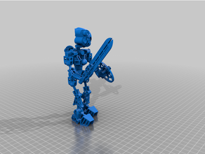 bionicle habitación kopaka juguetes juegos kanohi máscara armas hielo Lego ojo 3d print model - Mito3D