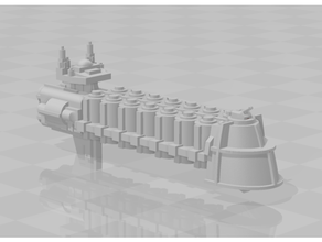 bfg barco fuego pasatiempo flota batalla gótico herejía bfh 3d print model - Mito3D