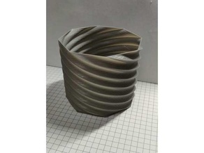 poligono vaso personalizzabile openscad cucina cenare modalità 3d print model - Mito3D