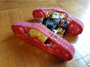 servo 996 tracciato rover veicoli ingranaggi fpv kit mg996 mg996r rc macchina distanza controllato 3d print model - Mito3D