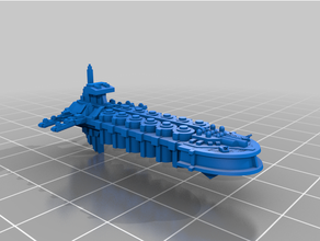 chaos transports v2 hobby battlefleet gothic bfg 3d print model - Mito3D