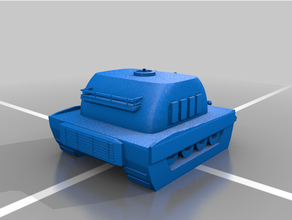 lil serbatoio boi veicoli Abrams chibi carina Iraq m1a1 m1abrams Mario mini miniatura guerra wargaming ww2 3d print model - Mito3D