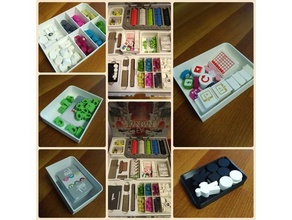kanban ev organizer toy & game accessories boardgame boardgames boardgamesinlay inserts inlay insert 3d print model - Mito3D