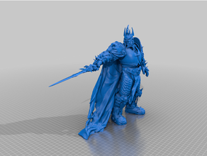 Arthas lich kral tamamlayınız Sanat 3d print model - Mito3D