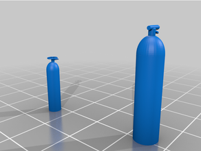 1 25 fuego extintor botella accesorios 3d print model - Mito3D