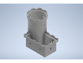 castello organizatör organizasyon kale Kulp destek dolma kalem Portapenne 3d print model - Mito3D