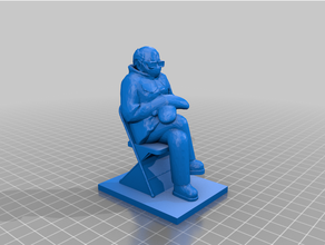 ressentir bavure chaise sculptures 3d print model - Mito3D