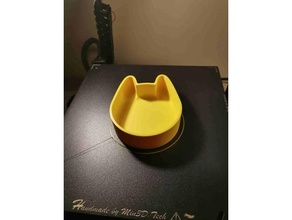 cat bowl pets 3d print model - Mito3D